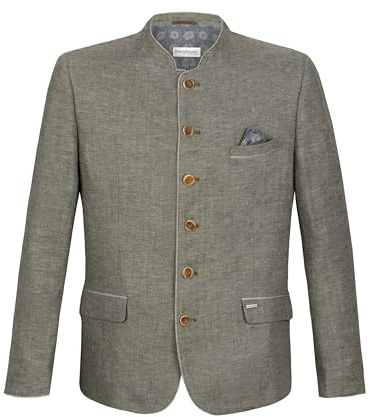 Stockerpoint Herren Trachtensakko Adriano I Größen 44-60 I Traditionelles & hochwertiges Sakko mit Rückenschlitz I Perfekt für Trachten & Festlichkeiten