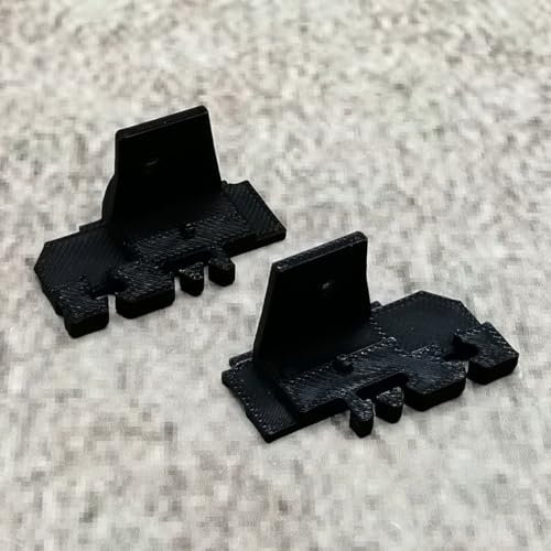 ULEIVA Ersatz Endkappe 2 Stck Schwarz kompatibel mit Velux Rollo 948595 DKL DG DJ RFL (Schwarz)