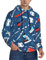 HJLUUFT Herren-Kapuzenpullover mit Eishockey-Aufdruck, mit Kanga-Tasche, weiches lässiges Oberteil mit Tasche, Schwarz , XXL