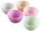HONITANO 5 pièces Bol à Mélanger Silicone Dérapant de Coupelles pour Masques Faciaux et Préparation pour Cuisine et DIY Vert Rose