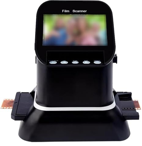 Film Scanner,120 126 127 135 Film Negative Scanner,14/22 MP High Resolution Slide Viewer,Convert &Slide To Digital JPEG, No Computer/Software Required, 4.3-inch Large Screen(Black)