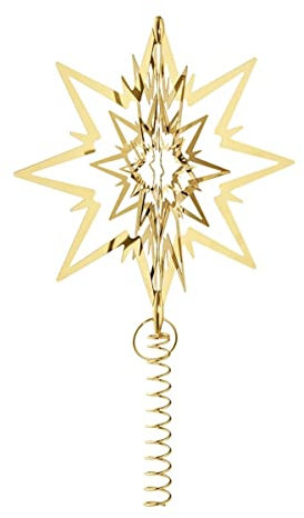 Georg Jensen Christmas Top Star Gold Plated Messing von Fleming Eskilden - groß