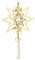 Georg Jensen Christmas Top Star Gold Plated Messing von Fleming Eskilden - groß