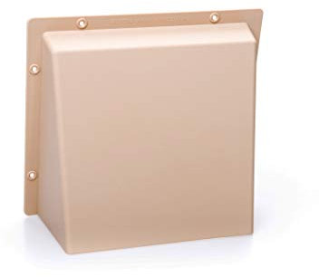 Rytons Building Products ABC8BS Light and Draught Reducing Airbrick Cowl Hood Cover, Buff/Sand