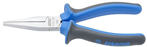 Unior Flachzange mit Langen Backen, 140 mm, 1 Stück, 472/1BI