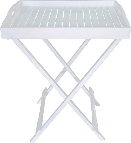 Garden Pleasure Servierwägen Tablettständer Milton, weiß
