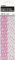 Unique Party - 62086 - Paquet de 10 Pailles - Carton à Pois - Rose Pastel