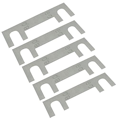 AERZETIX: 5 fusibles - 80A - à languettes Lames - pour Porte-fusibles Courant Fort - C10285