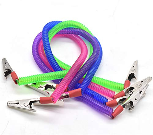 wecando Dental Serviette Clip Flexible Elastic Dental Kunststoff Lätzchen Clips Serviettenhalter (4count)