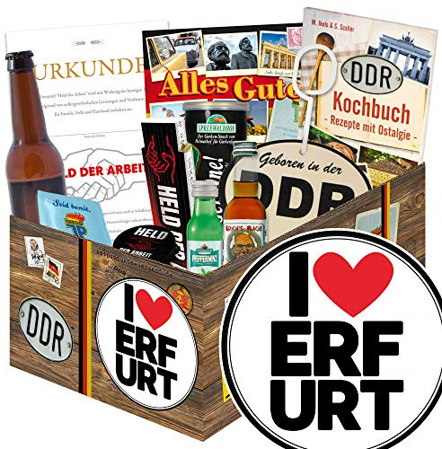 I love Erfurt - Geschenkidee Erfurt - Geschenk Mann DDR