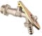 Rubinetto Portagomma a sfera in ottone con porta lucchetto MADE IN ITALY (1/2)