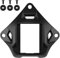 WLXW Tactical Helmet NVG Mount Shroud Steel Sportkamerahalterung Für ACH/Mich/OPS-Core/Fast Helm,Schwarz