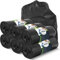 Bolsas DE RESIDUOS 120L - Negro, 150 Bolsas - 6 Rollos - Resistente al desgarro - Bolsa de residuos XXL - Tipo 100 Extra - 70 µ - 700x1100 mm Bolsa de Basura de Alta Resistencia