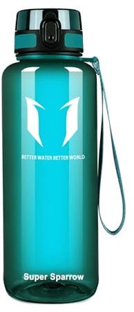Super Sparrow Trinkflasche - 1.5L - Wasserflasche Auslaufsicher -Sportflasche BPA-Frei | Schule, Sport, Wasser, Fahrrad