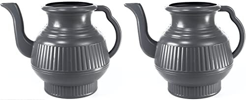 Mayaka786 Pair of Lota or Bodna or Toilet Wash Jug (Gray and Gray)