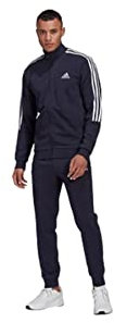 adidas M 3s Ft Tt Ts Tuta da ginnastica, Legink/White 01, M Uomo