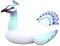 BESPORTBLE Aufblasbare Pfau Schwimm Reihe Pool Float Schwimmen Pool Floß Schwimmen Liege Float Reihe für Outdoor Sommer Strand Party