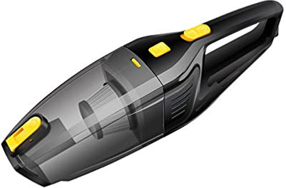SMSOM Vacuum de poche rechargeable sans fil rechargeable, avec une puissante aspiration cyclonique, aspirateur de voiture, aspirateur portable à la main pour le nettoyage de la maison et de la voiture