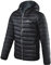 Black Crevice Herren Steppjacke I wind- & wasserabweisende Herren-Jacke I Steppjacke mit Kunstfaserfüllung I Steppjacke mit Kapuze, schwarz/weiß, 50