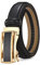 Believewang 2,3cm Frauen Ledergürtel Casual Damen Einstellbare Gürtel Automatische Gürtelschnalle Jeans Zubehör, 115cm