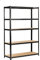 Rhino Racking – 5 Tier Heavy Duty Garage Shelving Unit – 200kg Load Weight Per Shelf - 1000kg Per Unit – 180x120x45cm - Black Storage Shelves – Shed Shelving