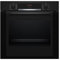 Bosch HBA3340B0 - Forno da incasso serie 4, 60 x 60 cm, aria calda 3D, display a LED, Eco Clean Direct, supporto per la pulizia, colore: Nero