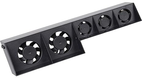 Mobestech Cooling Fan for Console External Cooler Fan Temperature Control Cooler Quiet