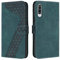 OKZone Kompatibel mit Samsung Galaxy A50/A50S/A30S Hülle, PU Leder Tasche Handyhülle Wallet Schutzhülle Flip Cover Klappbar Stoßfeste Brieftasche Etui mit Magnet Kartenfach TPU Lederhülle (Zyan)