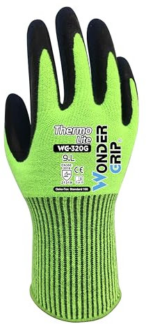WONDER GRIP Handschuhe WG-320G Thermo Lite grün 8/M