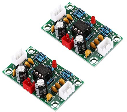 2 x Mini-Vorverstärker Op Amp Modul Verstärker Dual Channel NE5532 Vorverstärker Tone Board 5 Breite Spannung 12–30 V