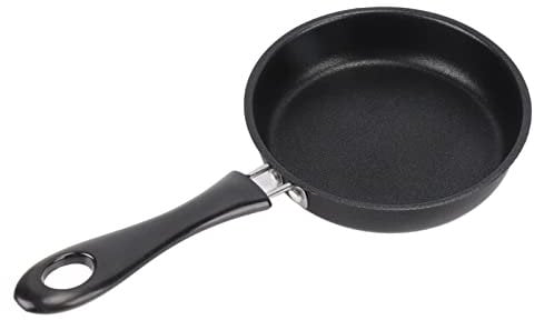 Small Frying Pan, Non Stick Frying Pans, Heating Evenly, Comfortable Grip of The Handle, Healthy Cooking, Suitable for Gas Furnace Induction Furnace(12cm)
