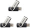 Intenso Basic Line 16 GB USB-Stick USB 2.0 Silber/schwarz (Packung mit 3)