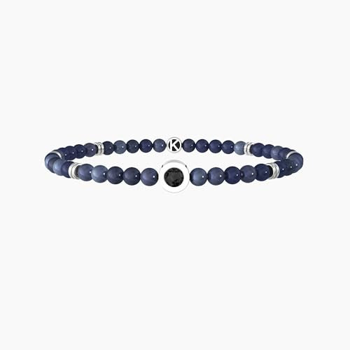 KIDULT - Armband aus Edelstahl 316L Dumortierit Kristalle | Energy Stone, Edelstahl, Nicht zutreffend.