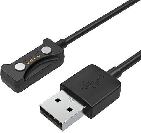 Ladegerät kompatibel mit Polar Pacer/Pacer Pro/Ignite 3 / Vantage V3 – USB Kabel 100cm Ladekabel Ersatz für Ladeadapter Ladestation Aufladekabel Adapter PHONILLICO