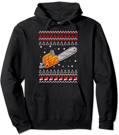 Motorsäge Lustige Weihnachten Kettensäge Pullover Hoodie