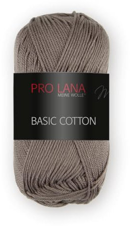 Pro Lana Basic Cotton ca. 125 m 50 g (0018 - Mausgrau)