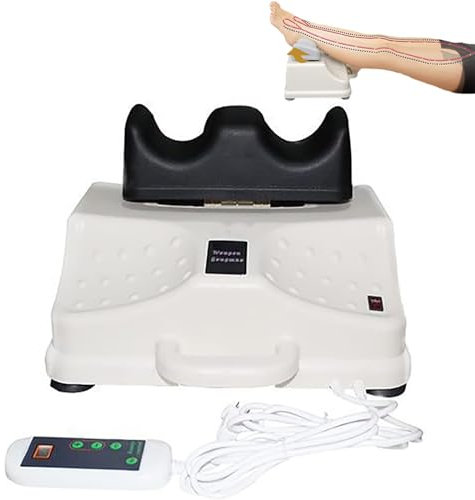 Fitness Blood Chi Machine, Massaggiatore per Piedi Oscillanti con Telecomando E Maniglia, Tempo E 10 velocità di Marcia Regolabili, Migliora Il Flusso Linfatico E Sanguigno, per Alleviare