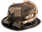 Oadnijuie Steampunk Zylinder für Herren mit Brille Hut Bowler Zylinderhut Partykostüm Karneval Nachtclub Steampunk Zylinder mit Brille