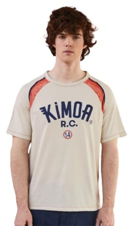 Kimoa - Camiseta LA Racing - Camiseta Manga Corta Hombre y Mujer, Camiseta Kimoa Hombre - Material Reciclado