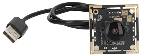 Walfront Mini-PC-Kameramodul, 2 MP-Kameramodul, Kameraplatine, USB2.0-Ausgang, Kameraplatine, 145°-Weitwinkel-USB-Webcam-Platine mit Dual-Digital-Siliziummikrofon