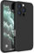 Mixroom - Cover Custodia Case per iPhone 16 Pro Max Protezione Copre Fotocamera in Silicone TPU Opaco con Bordi Piatti Colore Nero