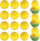 SYKYCTCY 12 Pack Tennis Cupcake Toppers 3D Foam Mini Tennis Cupcake Topper Picks Tennis Players Cake Toppers for Sport Tennis Ball Theme Baby Shower Kids Birthday Party Cake Decorations Supplies