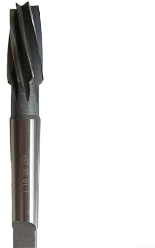 Gdfnmogo Morse - Alesatore conico a spirale, alesatore manuale, punta da trapano per riparazione di fori CNC, alesatore conico HSS (28 mm)