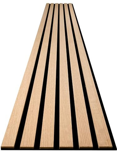 Acous Comfort Light Wandpaneel – Echtholz Design mit HDF-Träger, Nachhaltiges, Skandinavisches Wohnstil Paneel