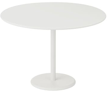 blomus Beistelltisch -Stay- | Gartentisch aus Aluminium | Farbe Silk Gray | Ø 50 x 35H cm | Outdoor Tisch mit sanft abgerundeten Kanten