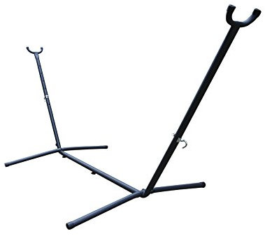 Vivere UHS9 Universal Space-Saving Steel Hammock Stand, 9-Feet, Charcoal