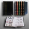 Prophila Collection 60 weiße Seiten Luxus Briefmarkenalbum Einsteckbuch wattierter schwarzer Einband