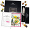 Hallingers Deluxe Selektion 24 & Deluxe Santoku & Kochbuch - Gewürz Geschenkset, Bundle Gewürze, Messer Deluxe & Kochbuch (Set) - Geschenk im Sommer & als perfektes Grillgeschenk | Neues Zuhause Glück