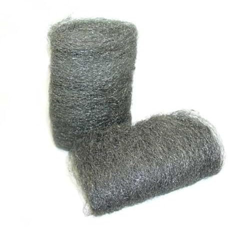 Merriway BH04380 3 x 20 g Stahlwolle fein, Weiß