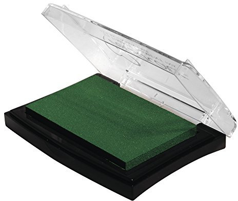 Rayher Hobby 29017446 Tsukineko Versa Color Pigment-Stempelkissen, green tea, 9,6 x 6,3 x 1,8 cm, Tinte auf Wasserbasis